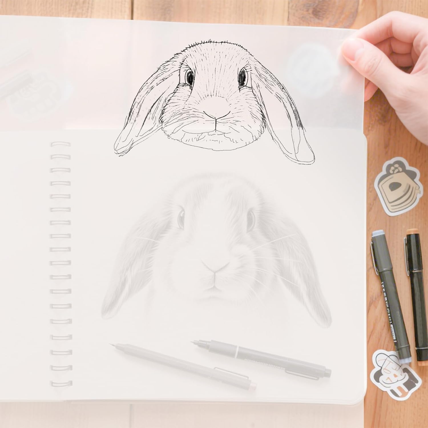 Tracing Paper Roll 36 Inches x 30 Yards, Large Trace Paper White Pattern Paper Tracing Paper for Drawing, Sewing, Sketch